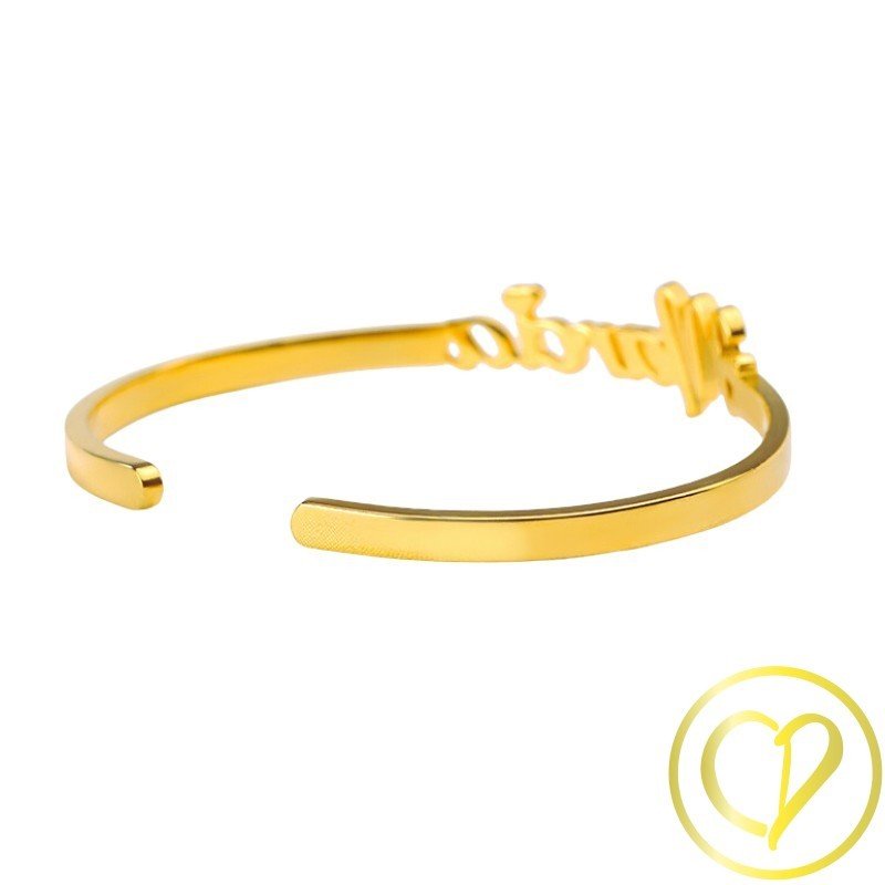 Bracelet Prénom Personnalisé Femme - Chaîne Réglable Acier Inoxydable, Symbole Infini - Cadeau Romantique Fête Des Mères, Amour, Amitié