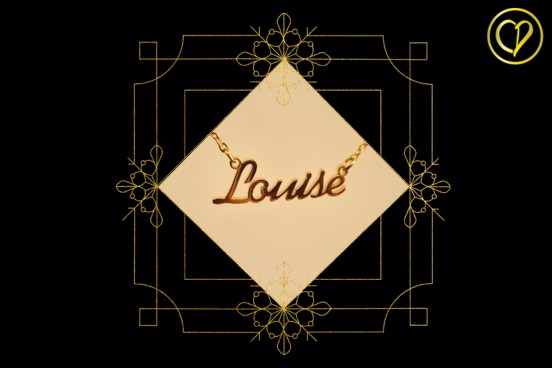 Louise : L'élégance intemporelle d'un prénom au charme classique collierpersonnalise.com