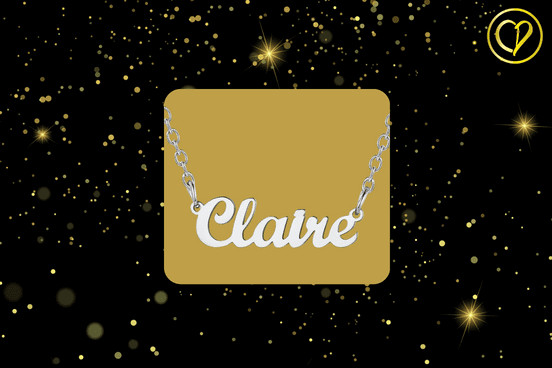 Claire : la clarté et l'éclat d'un prénom étincelant collierpersonnalise.com