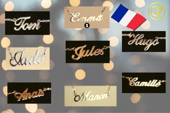 Quels sont les prénoms les plus donnés en France de 2001-2020? collierpersonnalise.com