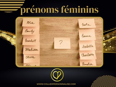 prénoms féminins collierpersonnalise.com